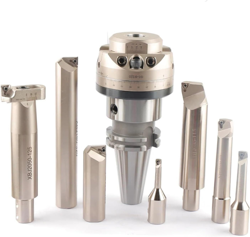 Boring DIN69871 SK40 NBH2084X Precision 0.005mm NBH2084 Boring Head with 7Ppcs XBJ Boring Bars Boring Tools