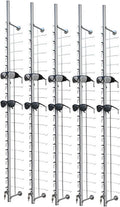Eyeglass Display Stand Sunglasses Rack Eyeglass Frame Stand Eyewear Glasses Holder Organizer Storage Decorative Display Rod,Hold 18 Frames