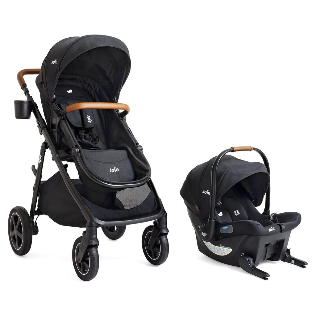 Joie Baby, Ginger DLX Stroller and Mint Latch Car Seat, Travel System (Shale)