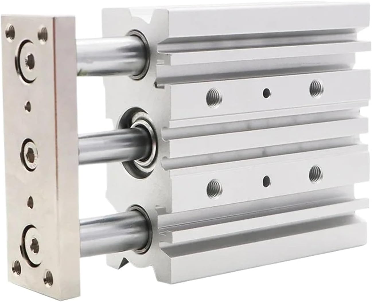 Compact Guide Cylinder Thin Three Axis Air Pneumatic Cylinder With Guide Rod Bore 20mm 20-200mm(20mm stroke)