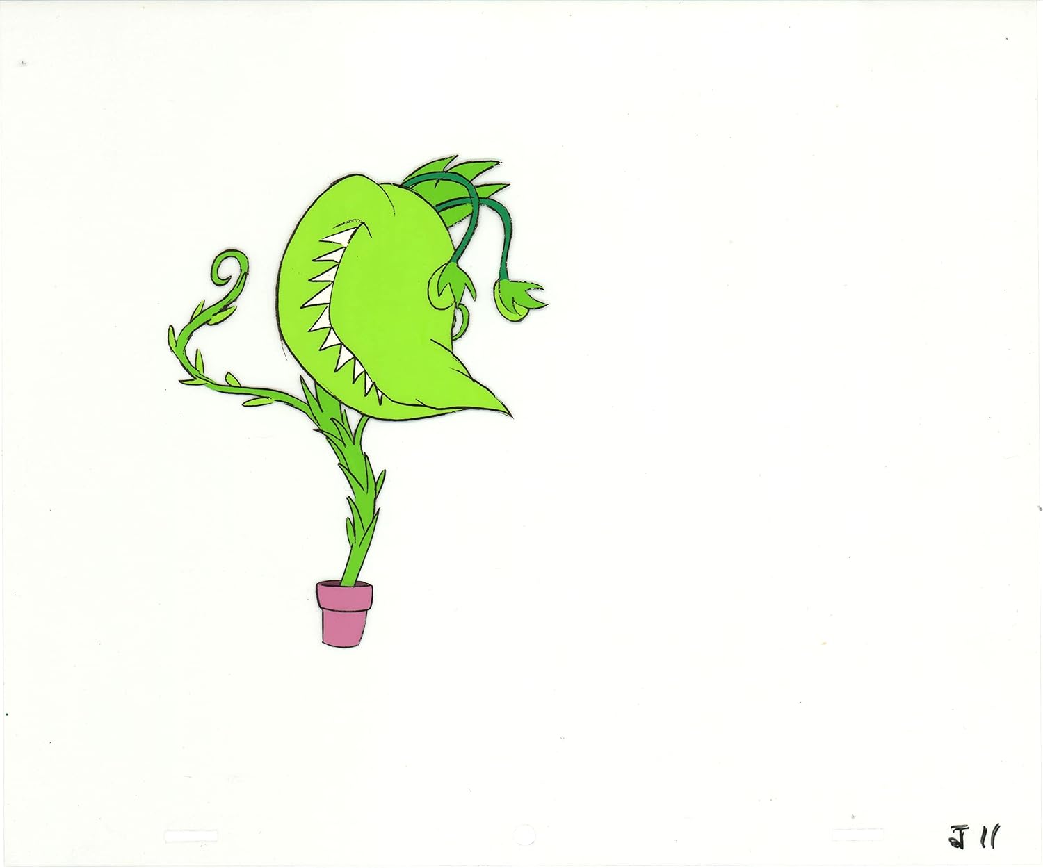 Little Shop of Horrors Junior Monster from Marvel Original Production Animation Cel 1991 b5593
