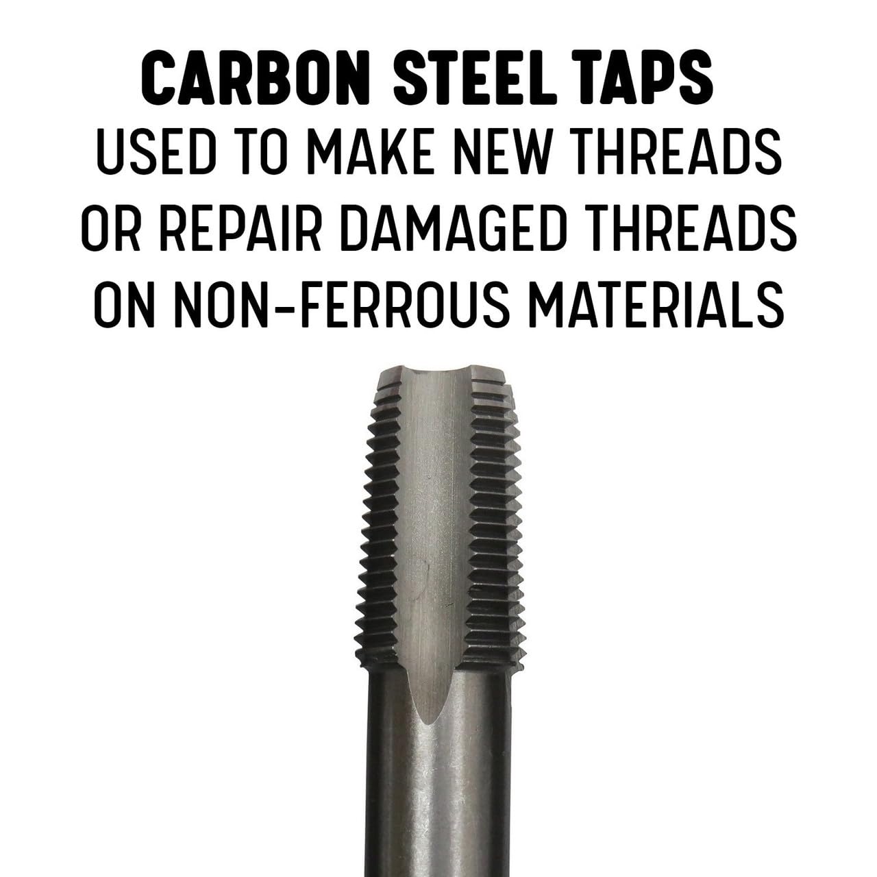 Drill America 3'-8 NPT Pipe Tap Tap, Carbon Steel, DWTPT Series