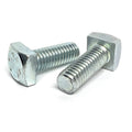 (350 Pieces) 5/8'-11x1-1/4 Square Head Bolts Grade A307 Zinc Clear