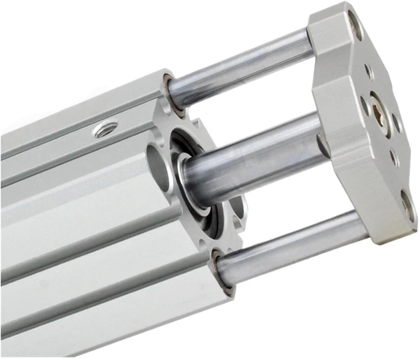Air Cylinder Bore 32mm Guide Rod Type Compact Cylinder 5 10 15 20 25 30 35 40 45 50 75 100mm(5mm)