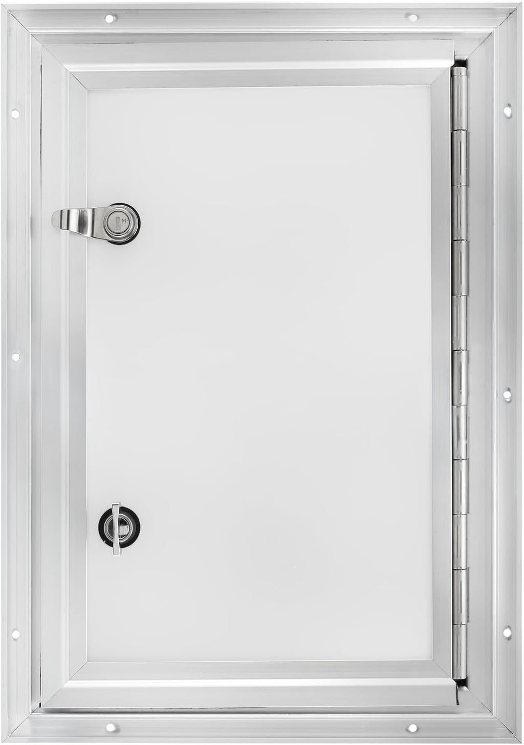RecPro Square RV Baggage Door | Compartment Storage | RV Storage | Trailer Storage | Camper Storage (12' W x 18' H) | Made in America