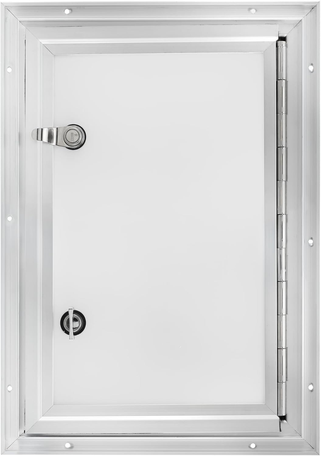 RecPro Square RV Baggage Door | Compartment Storage | RV Storage | Trailer Storage | Camper Storage (12' W x 18' H) | Made in America