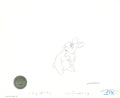 Watership Down 1978 Production Animation Cel Drawing with Linda Jones Enterprise Certificate of Authenticity 005-015