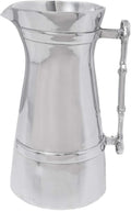 Arthur Court Designs Aluminum Equestrian Horse Water Jug Pitcher for Hot/Cold Water, Ice Tea and Juice Beverage 10 inch Tall
