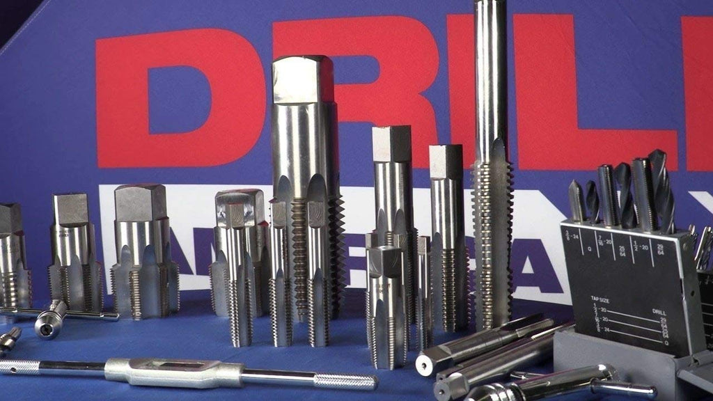 Drill America 1-1/2'-6 UNC High Speed Steel Tap Set