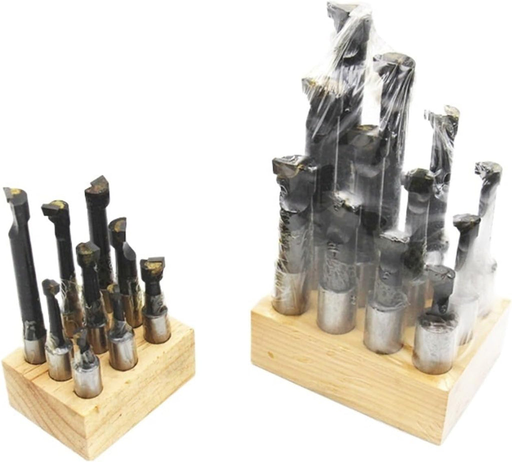 F1Boring Hole Boring Bar Set Tungsten Carbide Bar Boring Head MT SK R8 BT40 NT40 Boring Bar Set Boring Device F1 Boring Tool(25mm(6pcs-Set))