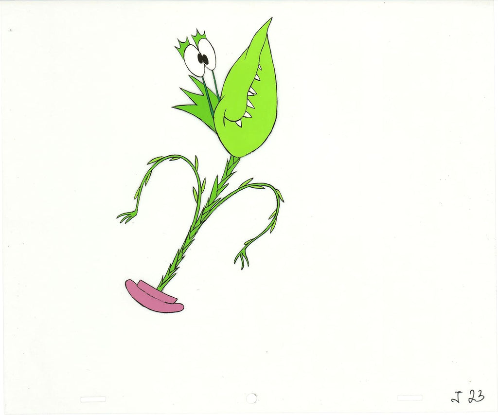 Little Shop of Horrors Junior Monster from Marvel Original Production Animation Cel 1991 b5605