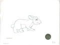 Watership Down 1978 Production Animation Cel Drawing of Bigwig with Linda Jones Seal and Certificate of Authenticity 005-012