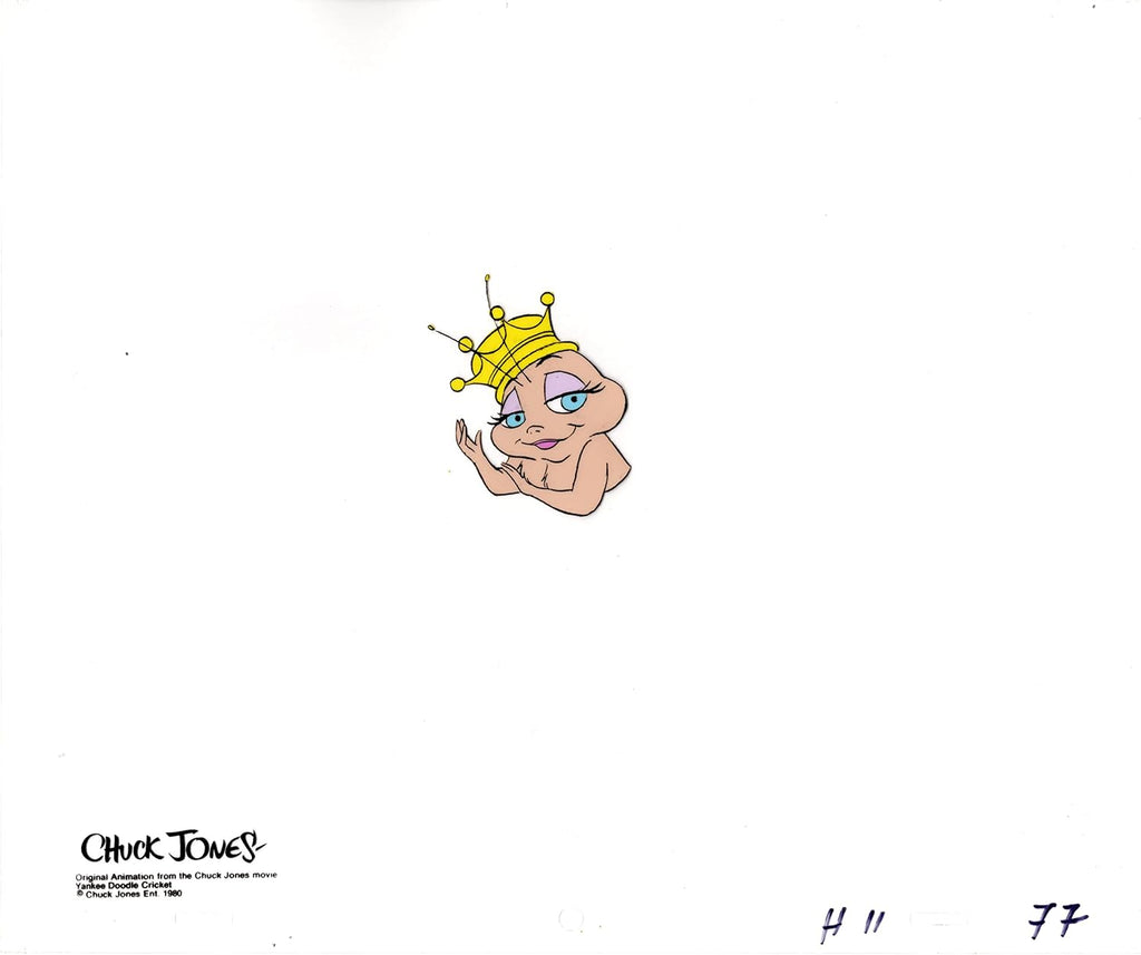 Yankee Doodle Cricket Chuck Jones 1975 Cartoon Production Animation Cel with Seal 77