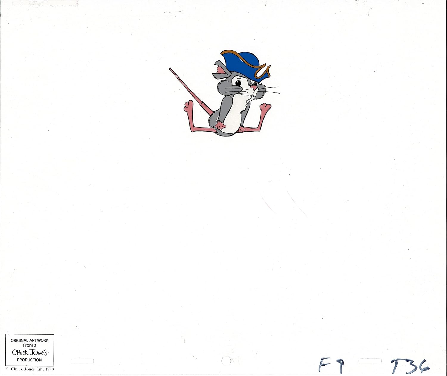 Yankee Doodle Cricket Chuck Jones 1975 Production Animation Cel with Seal