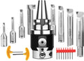 NBH2084 Set Boring Head Boring Tool Suit Boring Head NBH BT30 BT40 BT50 NT30 NT40 NT50 R8 Tool Handle Boring Bar Boring Tool Set(NT40 Tool Handle)