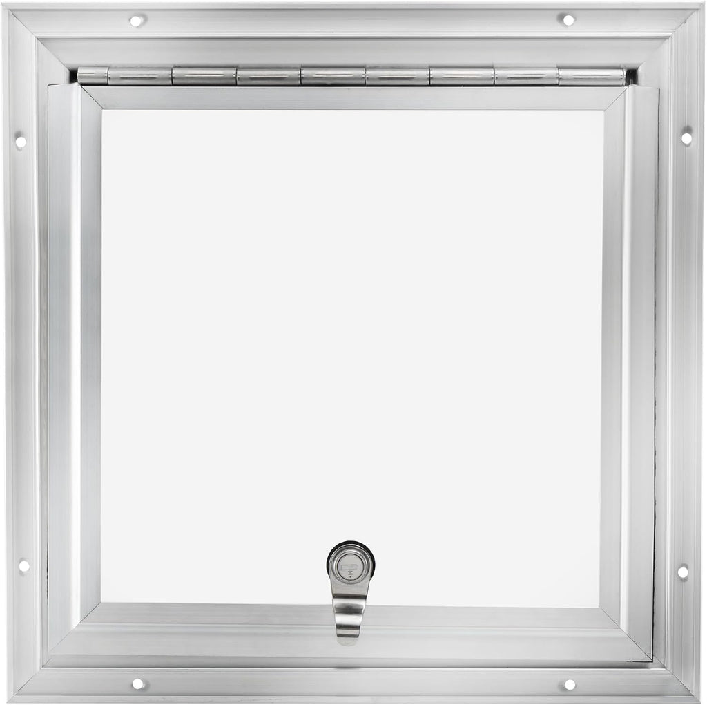 RecPro Square RV Baggage Door | Compartment Storage | RV Storage | Trailer Storage | Camper Storage (14' W x 14' H) | Made in America