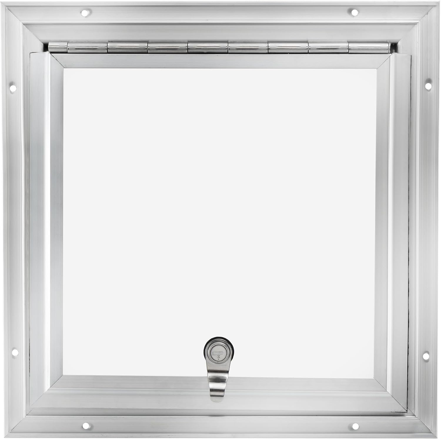 RecPro Square RV Baggage Door | Compartment Storage | RV Storage | Trailer Storage | Camper Storage (14' W x 14' H) | Made in America