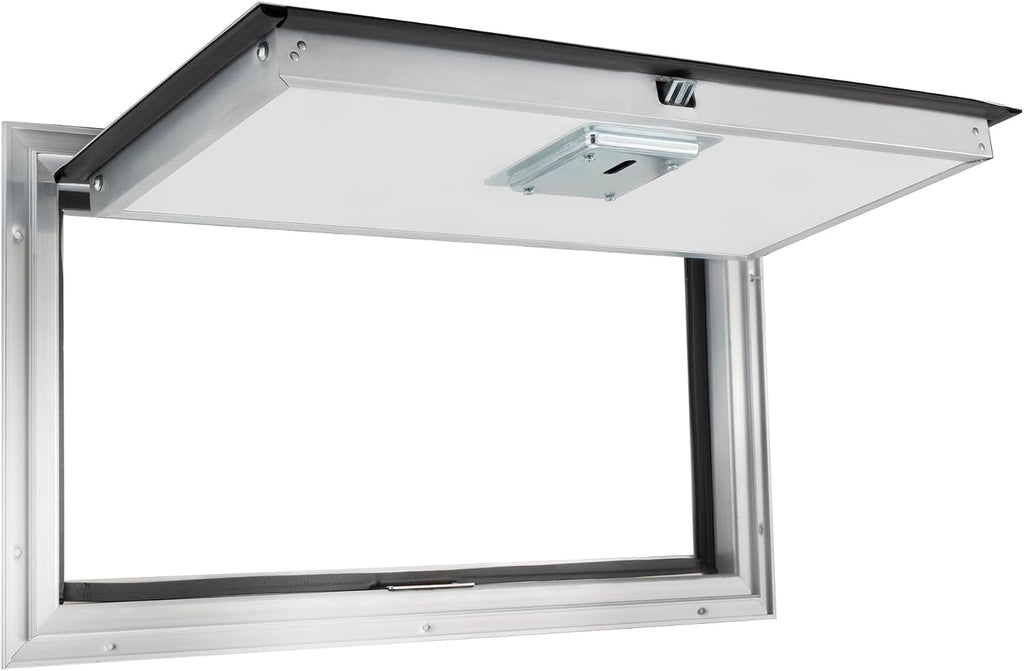RecPro Square RV Baggage Door | Compartment Storage | RV Storage | Trailer Storage | Camper Storage (24' W x 12' H) | Made in America