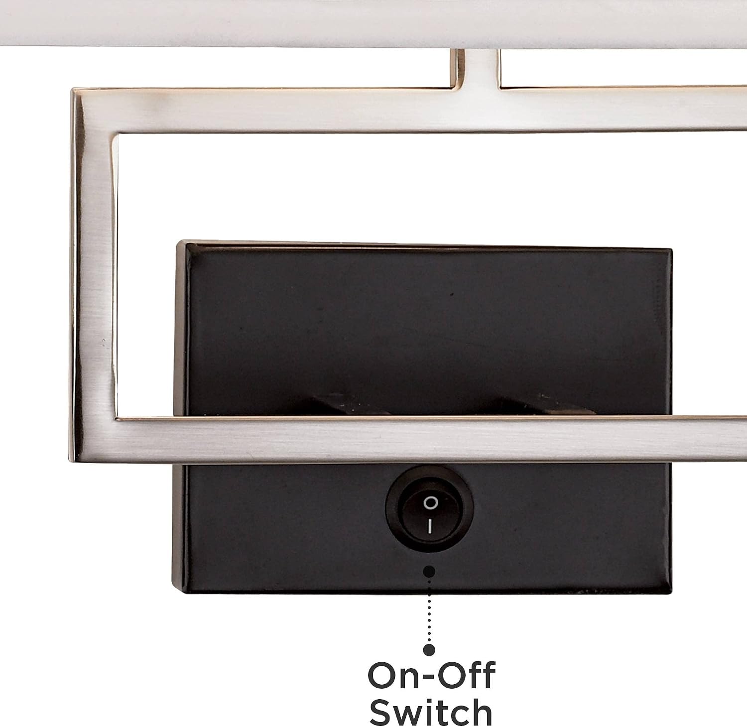 Possini Euro Design Trixie Modern Wall Lamp with USB Charging Port Brushed Nickel Plug-in 12' Fixture Rectangular Cotton Blend Fabric Shade for Bedroom House Reading Living Room Home Hallway Dining
