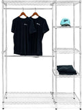 Shelving Inc. 18' d x 54' w x 72' h Double Hang Closet Wire Shelving System