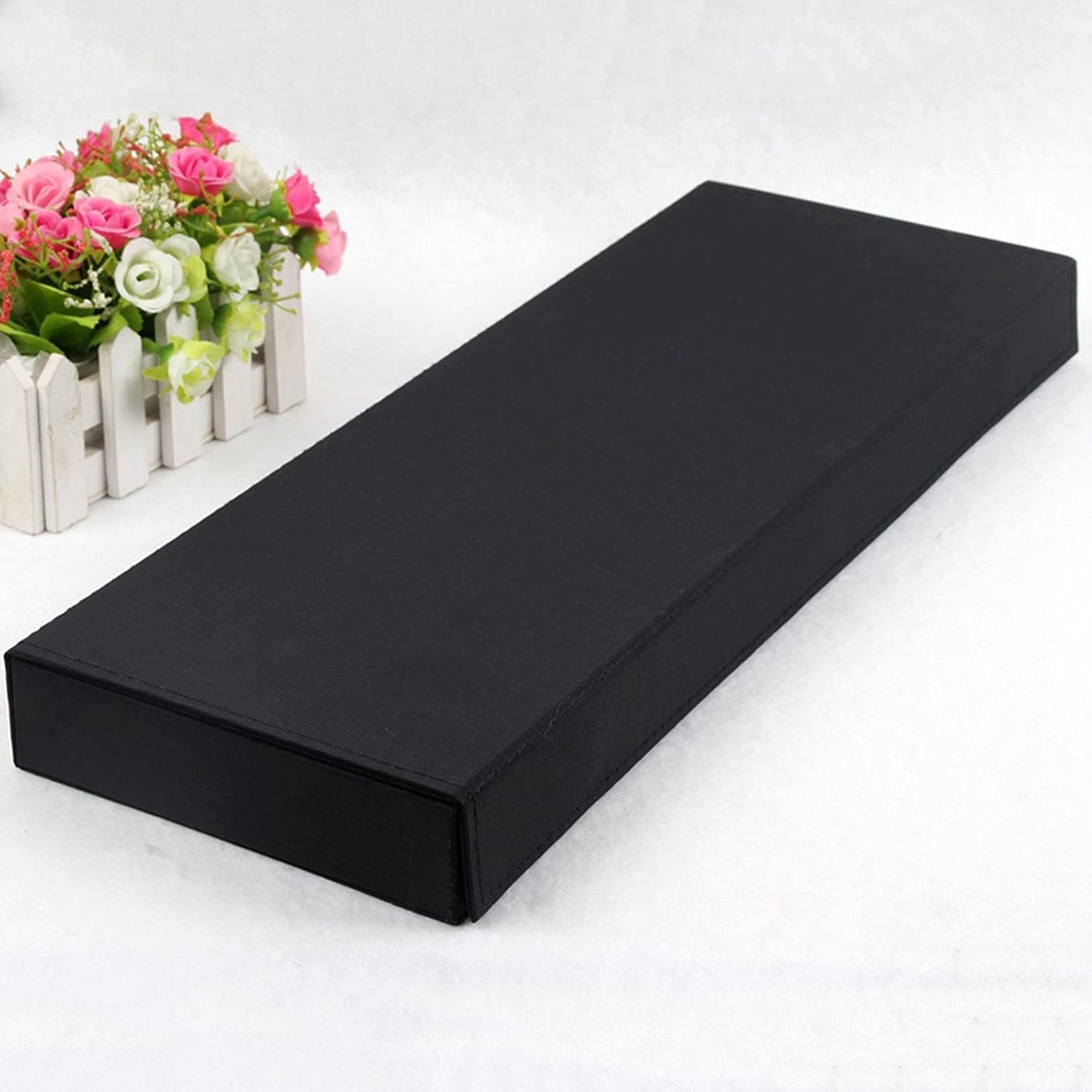 Eyeglass Displays Eyeglasses Organizer Case 9 Slots - Black Glasses Storage Box Eyewear Tray Holder Display Box with Lid, Suitable for Small Glasses Display Risers