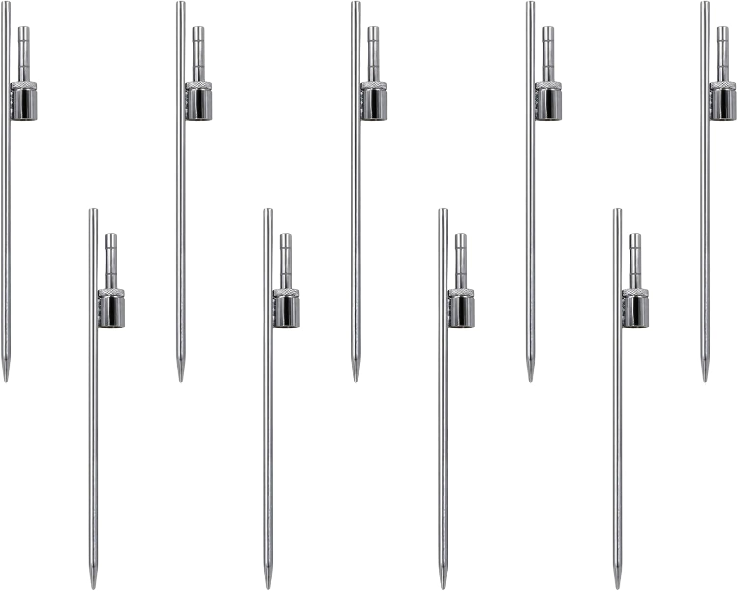 DreamController 19.5-inch Ground Stake - Stainless Steel Spike with Sleeve Bearing Compatible with Flutter Banner Flag Poles (0.65' Inner Diameter) – Stake Only