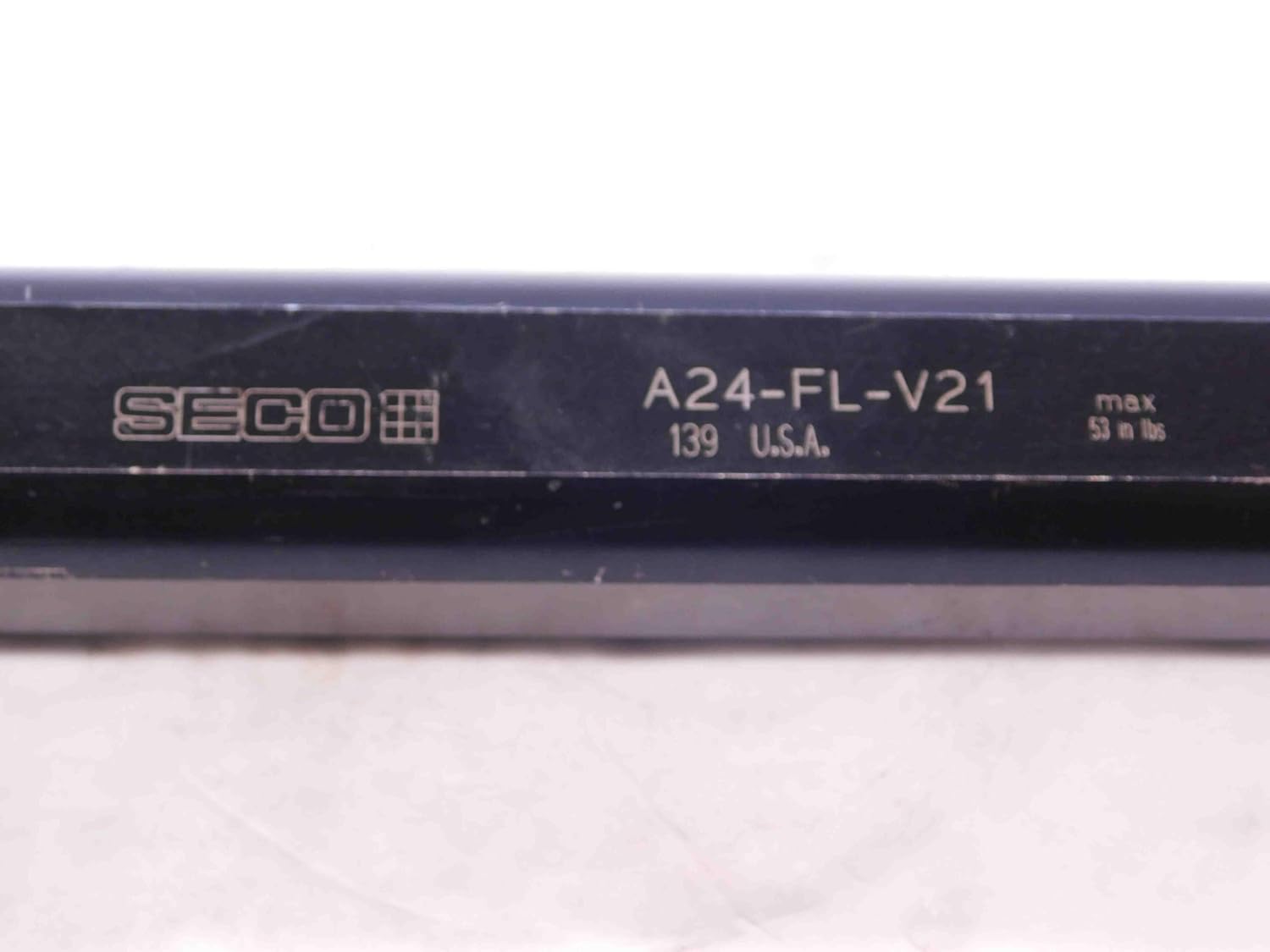 SECO 1 1/2 Shank Dia A24-FL-V21 12 1/2 OAL INDEXABLE Modular Boring BAR 1.5 - NS2850BU5