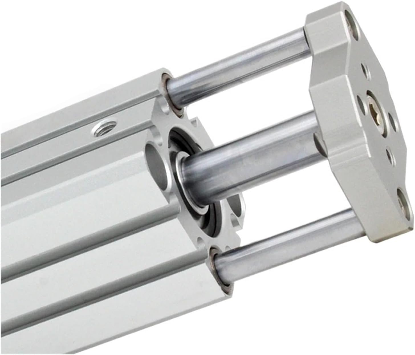 Air Cylinder Bore 40mm Guide Rod Type Compact Cylinder 5 10 15 20 25 30 35 40 45 50 75 100mm(5mm)