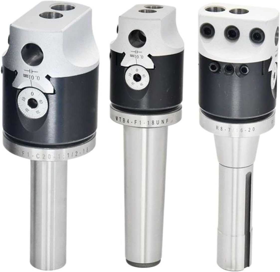 F1 Boring Head MT2 MT3 MT4 C20 C25 BT30 BT40 NT30 NT40 R8 F1 2 3 inch 50mm 75mm milling Head F1 Machine clamp Boring bar(BT40-(F1-75)-7pcs)
