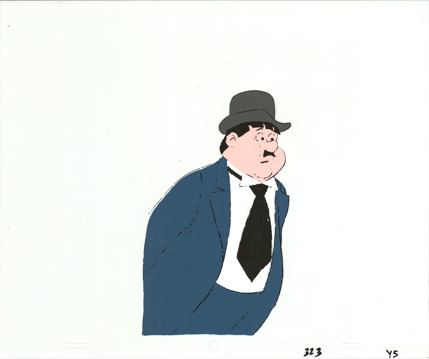 SCOOBY DOO 1972 Oliver Hardy Production Animation Cel from Hanna Barbera 270