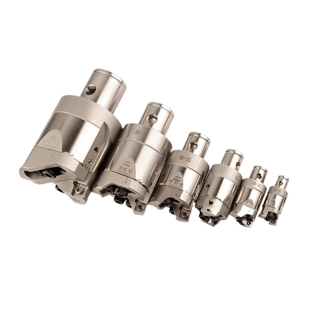 Edged Rough Boring Head CNC Adjustable RBH Double Edged Coarse Boring with RBH19-25 32-42 LBK Tool Holder Boring Bar Rough Head(TWE52-70)