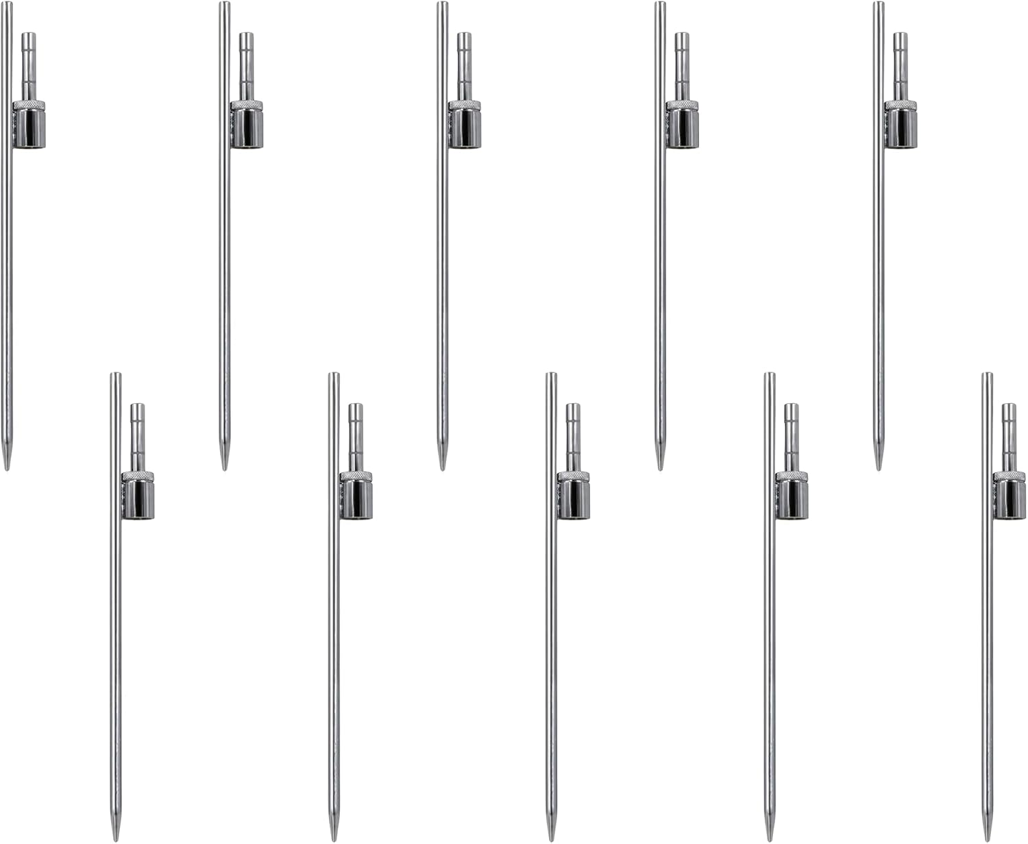 DreamController 19.5-inch Ground Stake - Stainless Steel Spike with Sleeve Bearing Compatible with Flutter Banner Flag Poles (0.65' Inner Diameter) – Stake Only