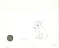 Watership Down 1978 Production Animation Cel Drawing of Bigwig with Linda Jones Seal and Certificate of Authenticity 011-012