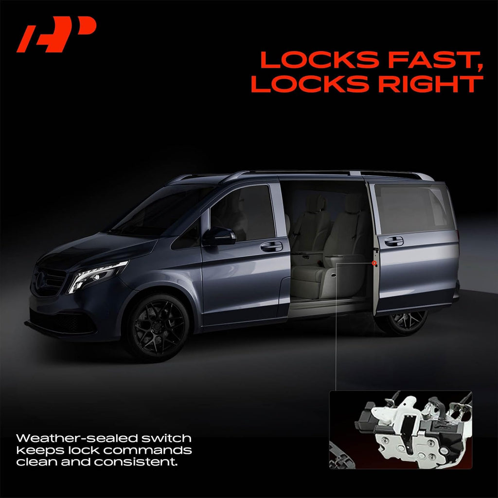 A-Premium Right Passenger Side Sliding Door Latch Lock Actuator Motor Compatible with 2015-2020 Ford Transit-150, Transit-250, Transit-350, Transit-350 HD & Thomas Transit Liner