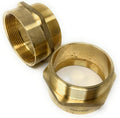 G Thread (British BSPP) Male to NPT Female Adapter - Lead-Free ((3' x 3' (2 Pieces)))