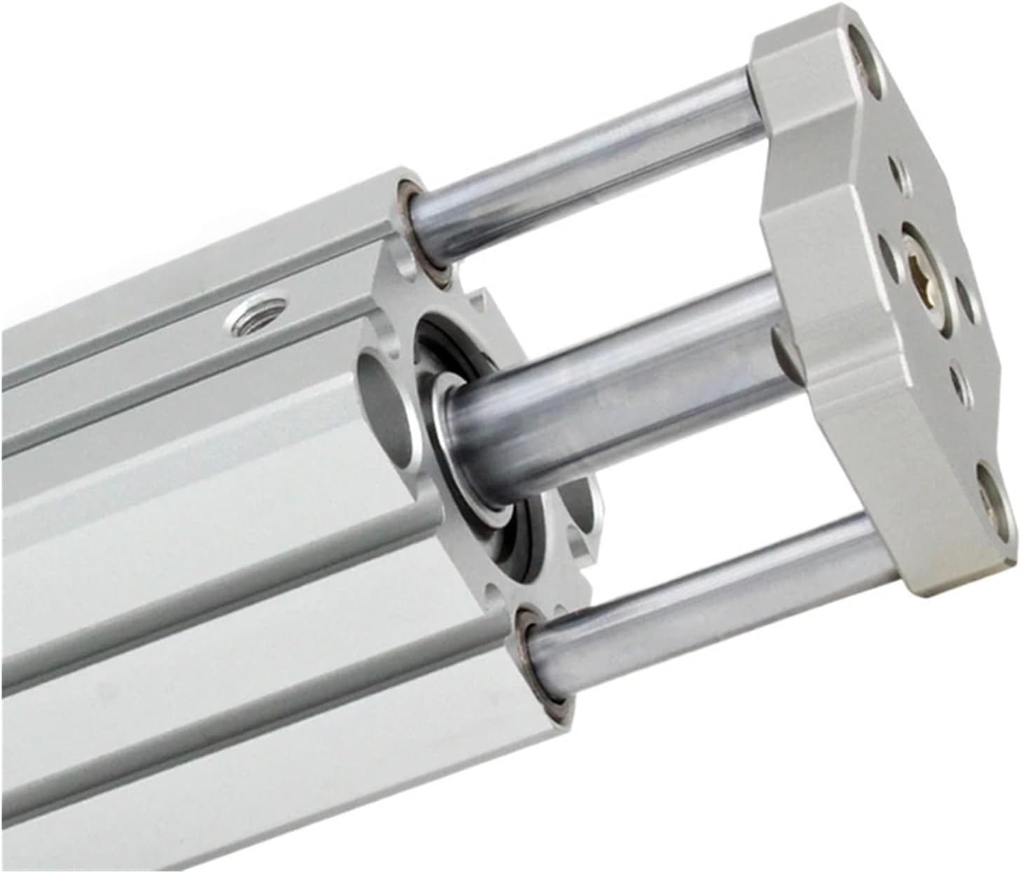Air Cylinder Bore 50mm Guide Rod Type Compact Cylinder 5 10 15 20 25 30 35 40 45 50 75 100mm(5mm)