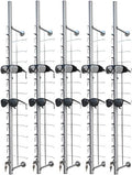 Eyeglass Display Stand Sunglasses Rack Eyeglass Frame Stand Eyewear Glasses Holder Organizer Storage Decorative Display Rod,Hold 12 Frames