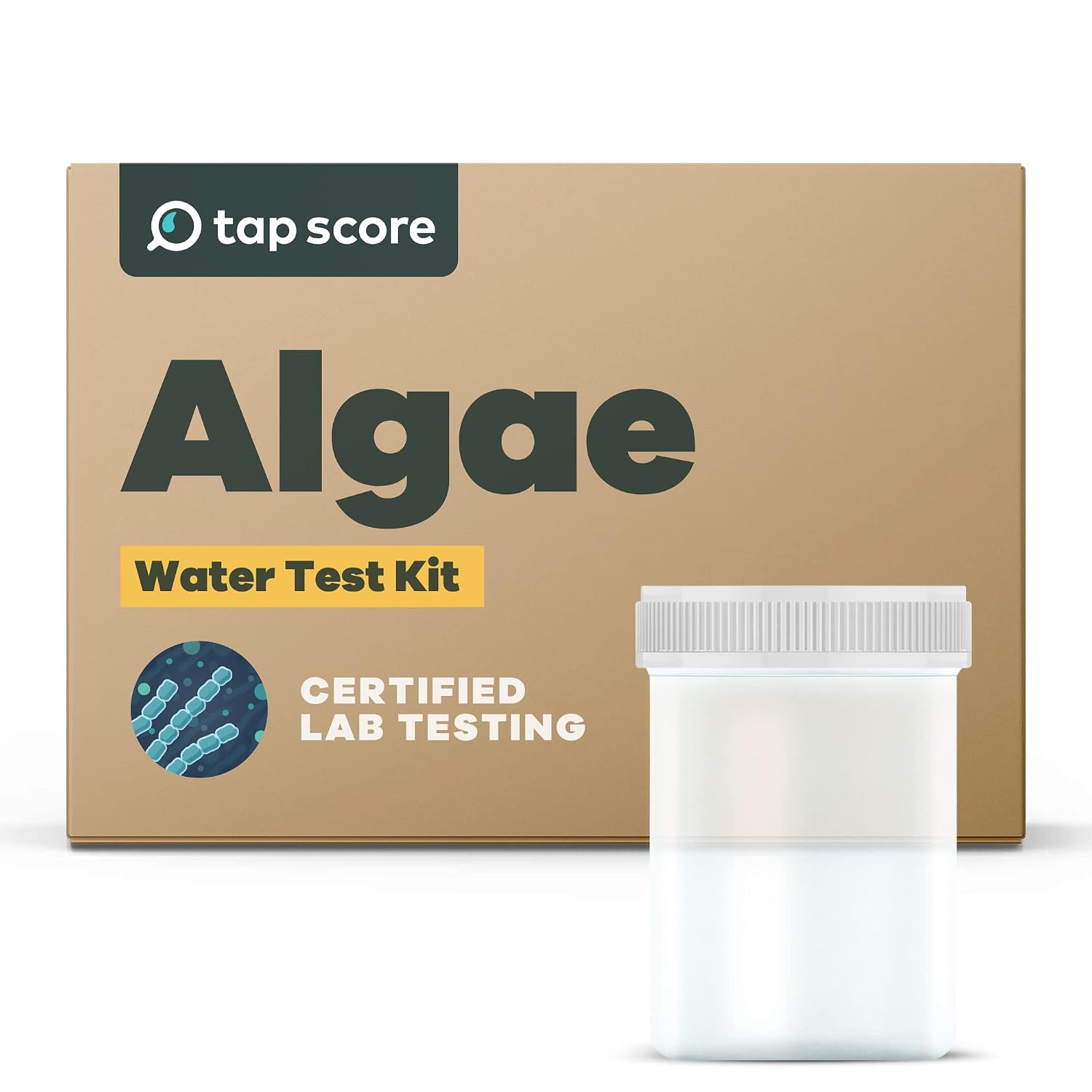 Tap Score Algae in Water Test Kit | Full Report | EPA Certified Water Labs | #1 Best Home Water Test 2021-24 NYT Wirecutter | 100% Unbiased