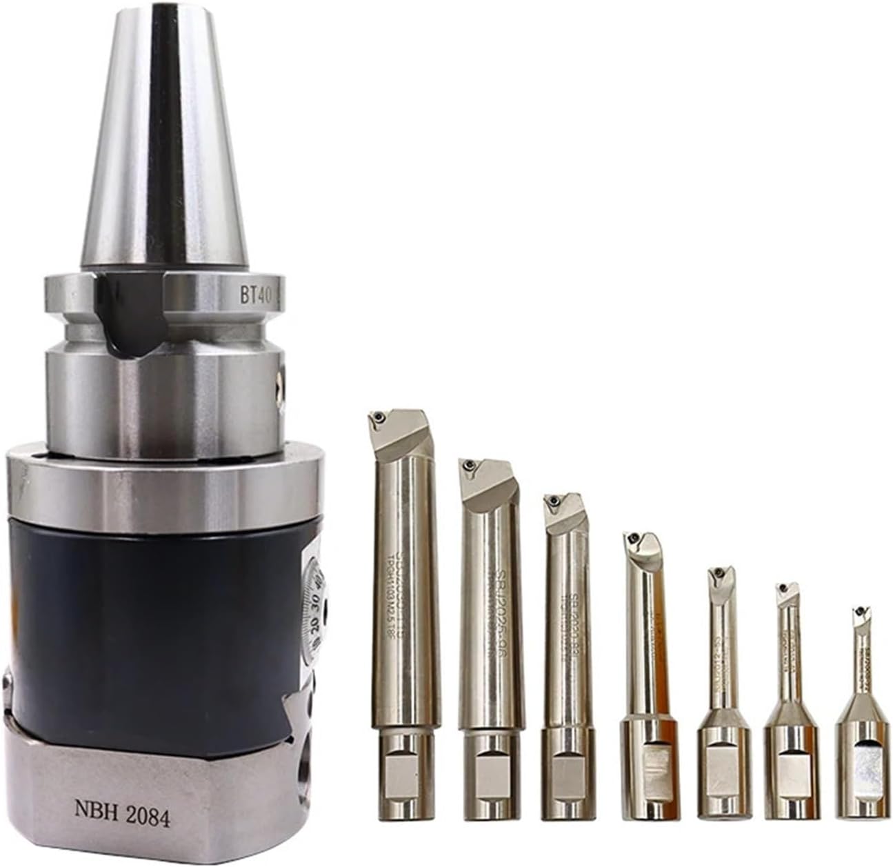 Boring-Tool-Suit NBH2084 fine Boring Head BT30 NT30 BT40 SK40 NT40+ 8pcs 20mm Boring Bar Boring rang 8-280mm Boring Tool Set(SK40-NBH2084-8P)