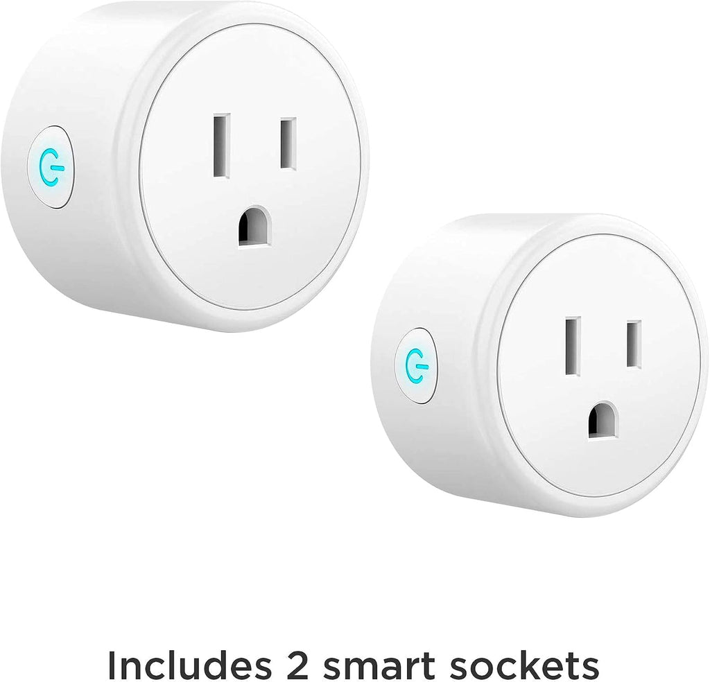Possini Euro Design Circles Modern Wall Light Sconces Set of 2 with Smart Sockets Brushed Nickel Metal Plug-in 12' Fixture Off-White Cotton Shades for Bedroom Bedside Reading Living Room Hallway