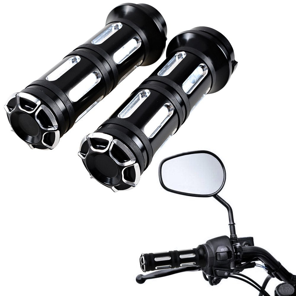 AMOPACORP Forward Controls Kit, Pair Switch with Harness, Clutch Lever Brake Master Cylinder Handlebar, Left Right 1' 25mm Hand Grips Compatible with Harley Sportster XL883 XL1200 2004-2013 (Black)