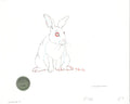 Watership Down 1978 Production Animation Cel Drawing with Linda Jones Enterprise Certificate of Authenticity 005-024