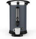 80 Cup Coffee Urn and Hot Beverage Dispenser, 12L/3.2Gal Commercial Coffee Maker Stainless Steel, Double Wall Insulation, Large Hot Coffee Dispenser for Party Buffet Catering Wedding