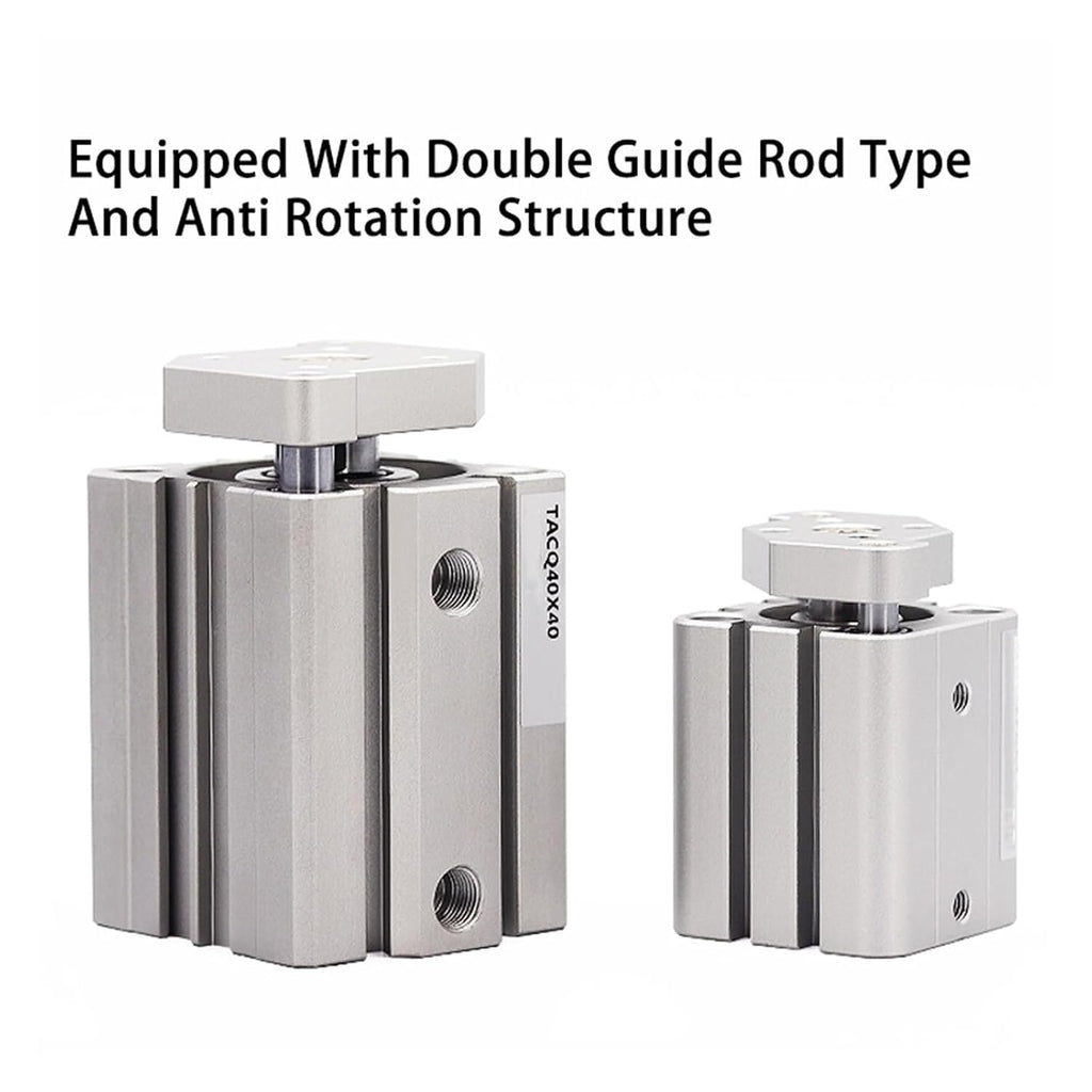 Thin Three-Axis Three Bar Guide Rod Cylinder Tacq12/16/20/25/32/40/50/63-80x10x15x75s