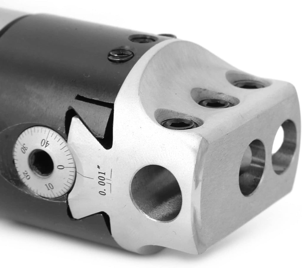 NT30 9-Piece Carbon Steel Boring Cutter Set with Head and Bar for Machining