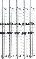 Eyeglass Display Stand Sunglasses Rack Eyeglass Frame Stand Eyewear Glasses Holder Organizer Storage Decorative Display Rod,Hold 16 Frames