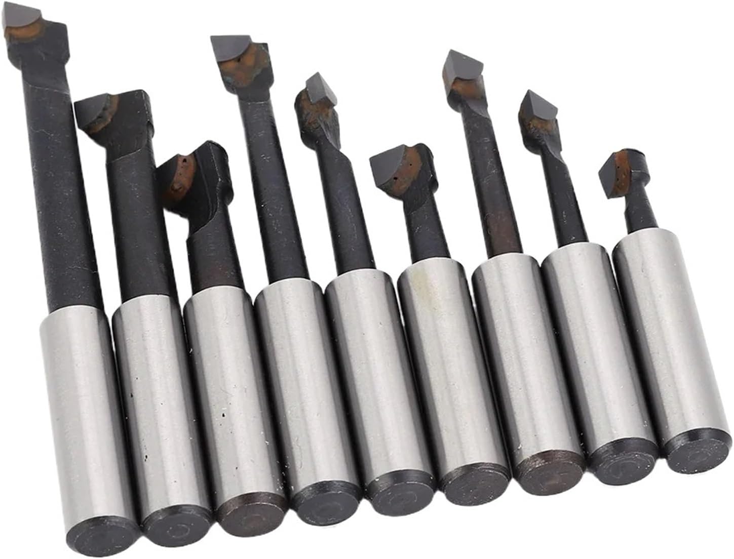 Bar Set Tungsten Carbide Bar Head MT2 MT3 MT4 R8 BT NT Boring Bar Set Device F1 Boring Tool F1 Boring Hole(12mm-9pcs (Set))