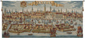 Venice Ancient Map Italian Tapestry Wall Hanging - 54 in. x 24 in. Cotton/Viscose/Polyester by Charlotte Home Furnishings