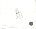 Watership Down 1978 Production Animation Cel Drawing of Bigwig with Linda Jones Seal and Certificate of Authenticity 010-003