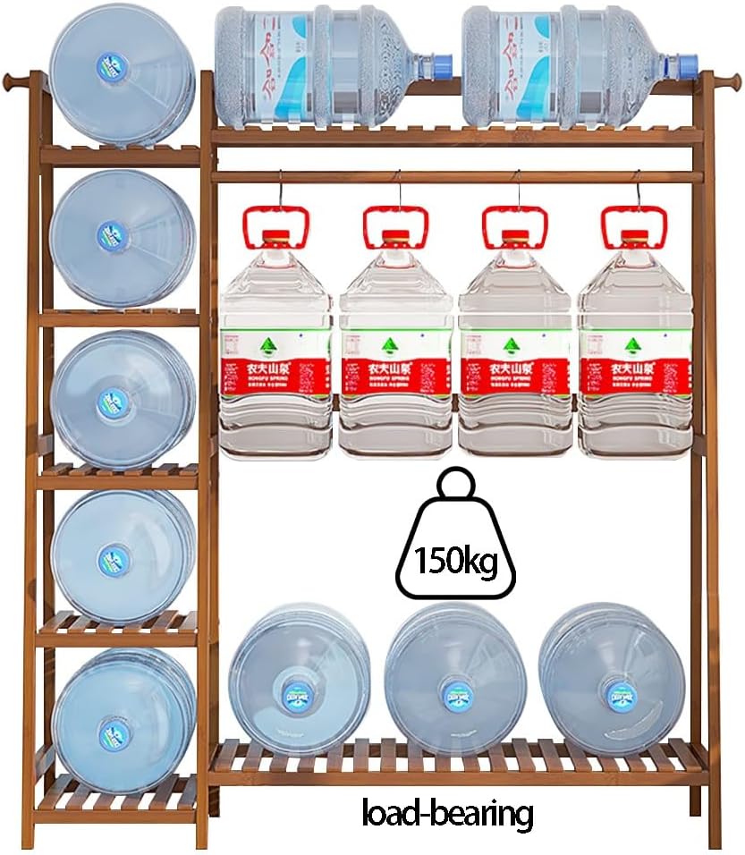 Bamboo Freestanding Coat Rack with Top Shelf and Shoe Rack Open Wardrobe Closet nizer for Bedroom and Hallway